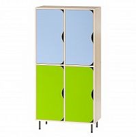 Шкаф двухярусный 4 местный ЭКОНОМ 44559