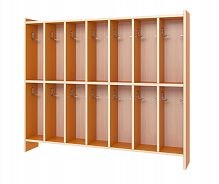 Шкаф для полотенец 14 местный 44590