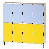 Шкаф двухярусный 8 местный ЭКОНОМ 44577